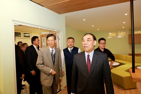 參觀新聞發佈室