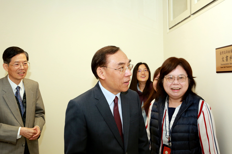 部長與文書科同仁