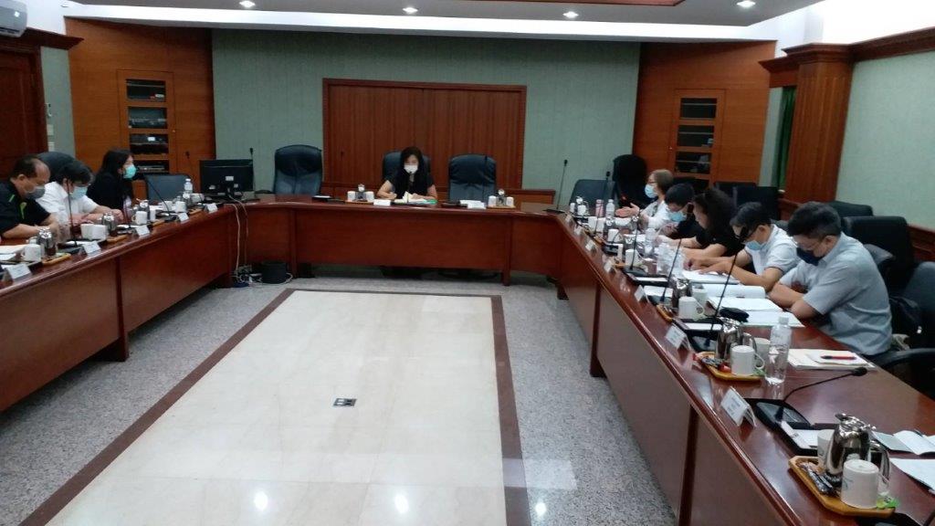 實地查檢檔案庫房後，在新北地檢署2樓會議室進行檔管業務綜合座談會與意見交流（會議主席：林主任檢察官珮菁）。