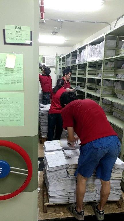 搬工下架待銷毀檔案