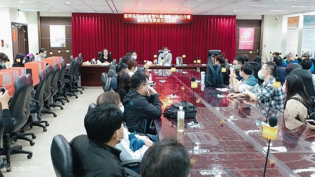 法務部行政執行署新北分署姜行政執行官誌璿致歡迎詞，並介紹該分署與會人員。