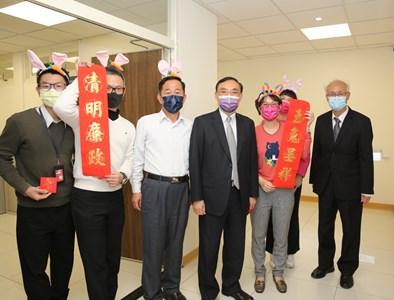 部長、檢察長及政風室同仁合影
