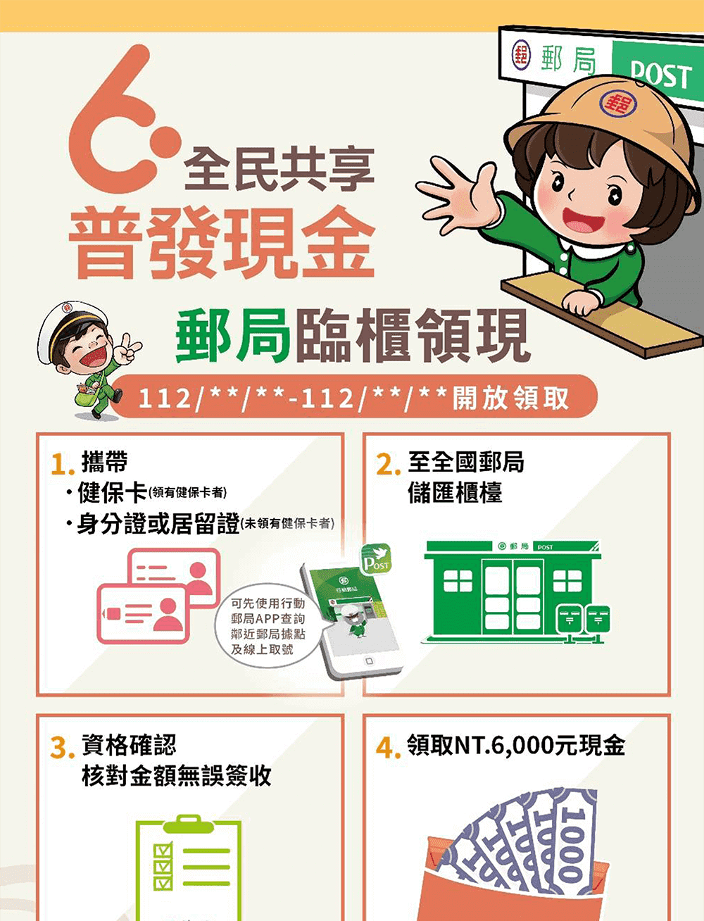 郵局臨櫃領現