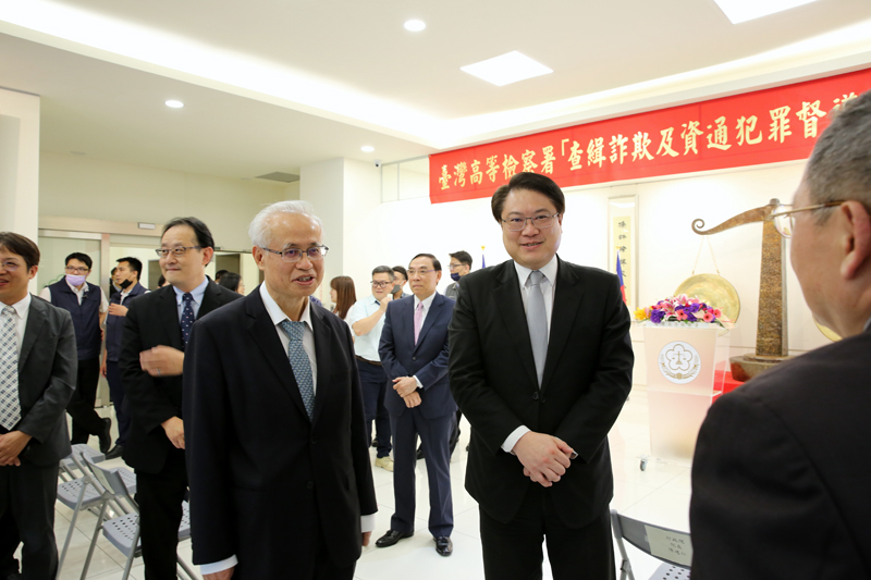 內政部林部長及本署檢察長