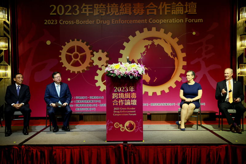 本署於 112 年 8月 22 日擴大舉辦「2023 年跨境緝毒合作論壇」