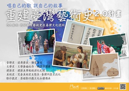 積極推動重建臺灣藝術史2.0計畫 落實藝術興國理念