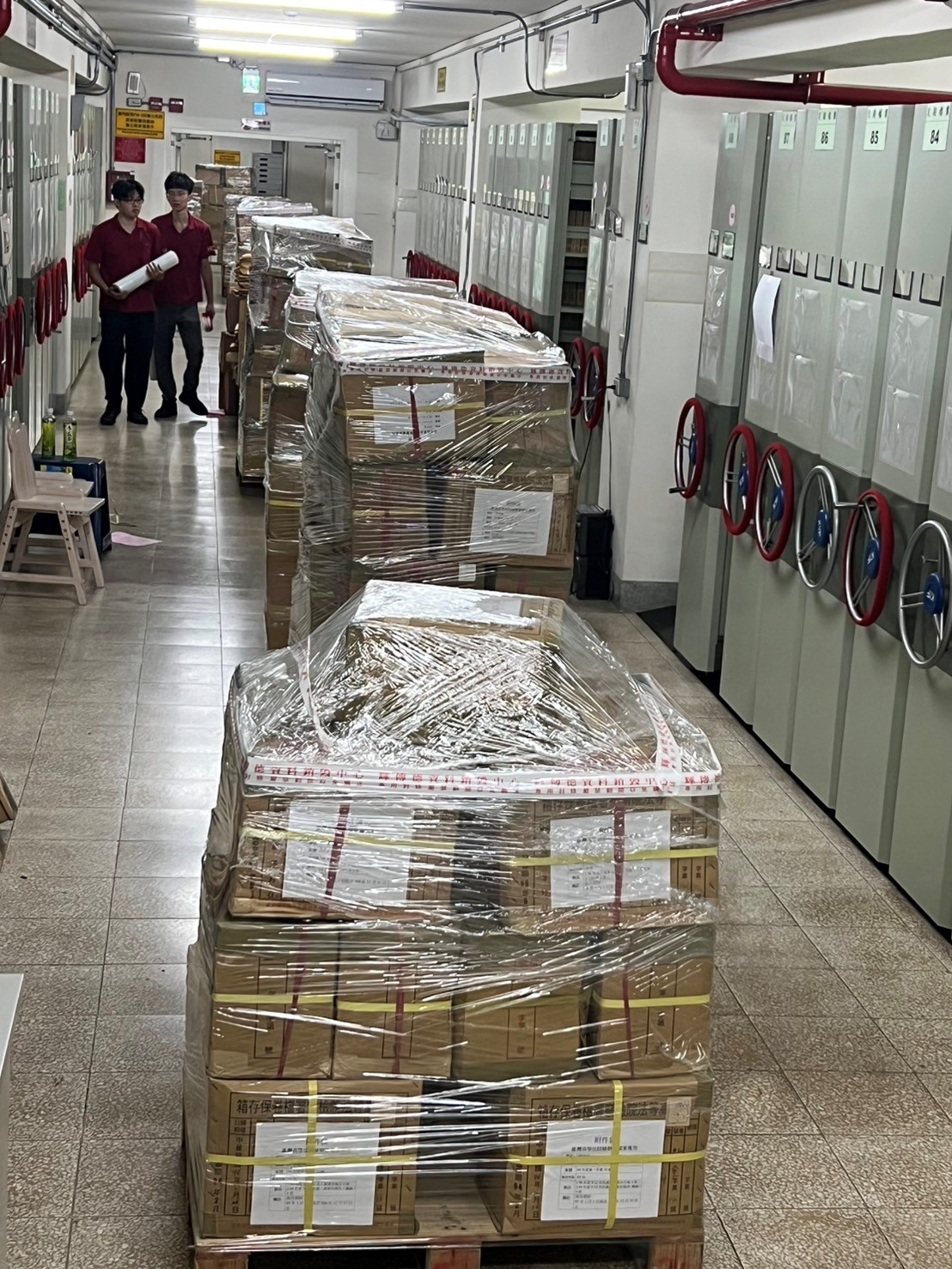 銷毀檔卷密封過程