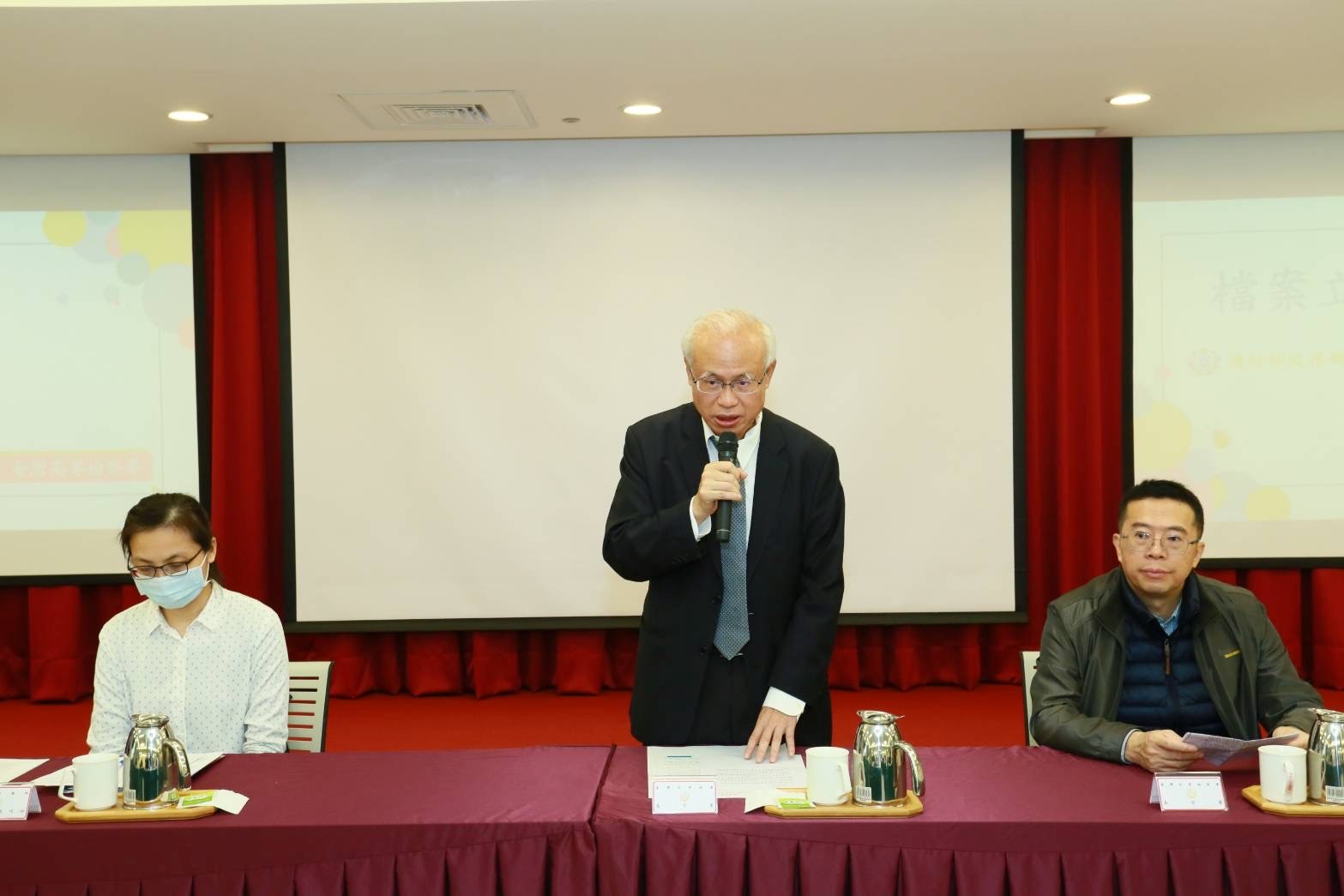 本署長官相當重視檔案管理業務，特撥冗致詞，進而期許並鼓勵所屬各機關積極參加金檔獎