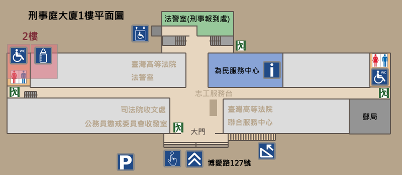 無障礙設施平面圖